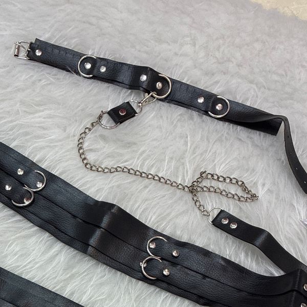 گارتر چرم دستبند دار