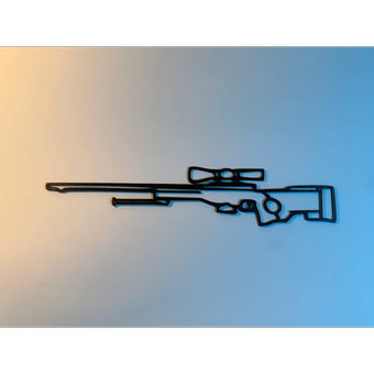تابلو دیواری طرح AWP بازی CS2 | دکور گیمینگ مینیمال
