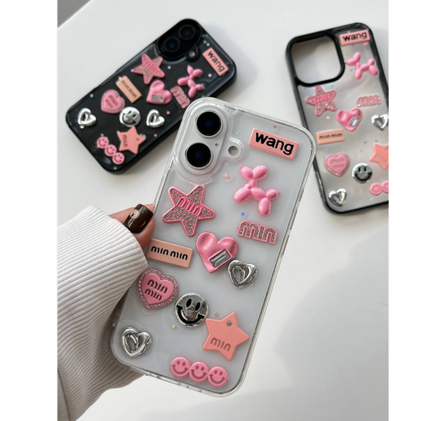 قاب گوشی آیفون Pink Wang Case🩷