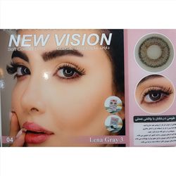لنز چشم نیوویژن New vision اورجینال مدل 500 ساعته رنگ Lena gray 3