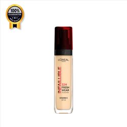 کرم پودر شیشه ای اینفالیبل لورآل L'Oréal اورجینال 32 ساعته Infaillible در رنگبندی حجم 30 میل