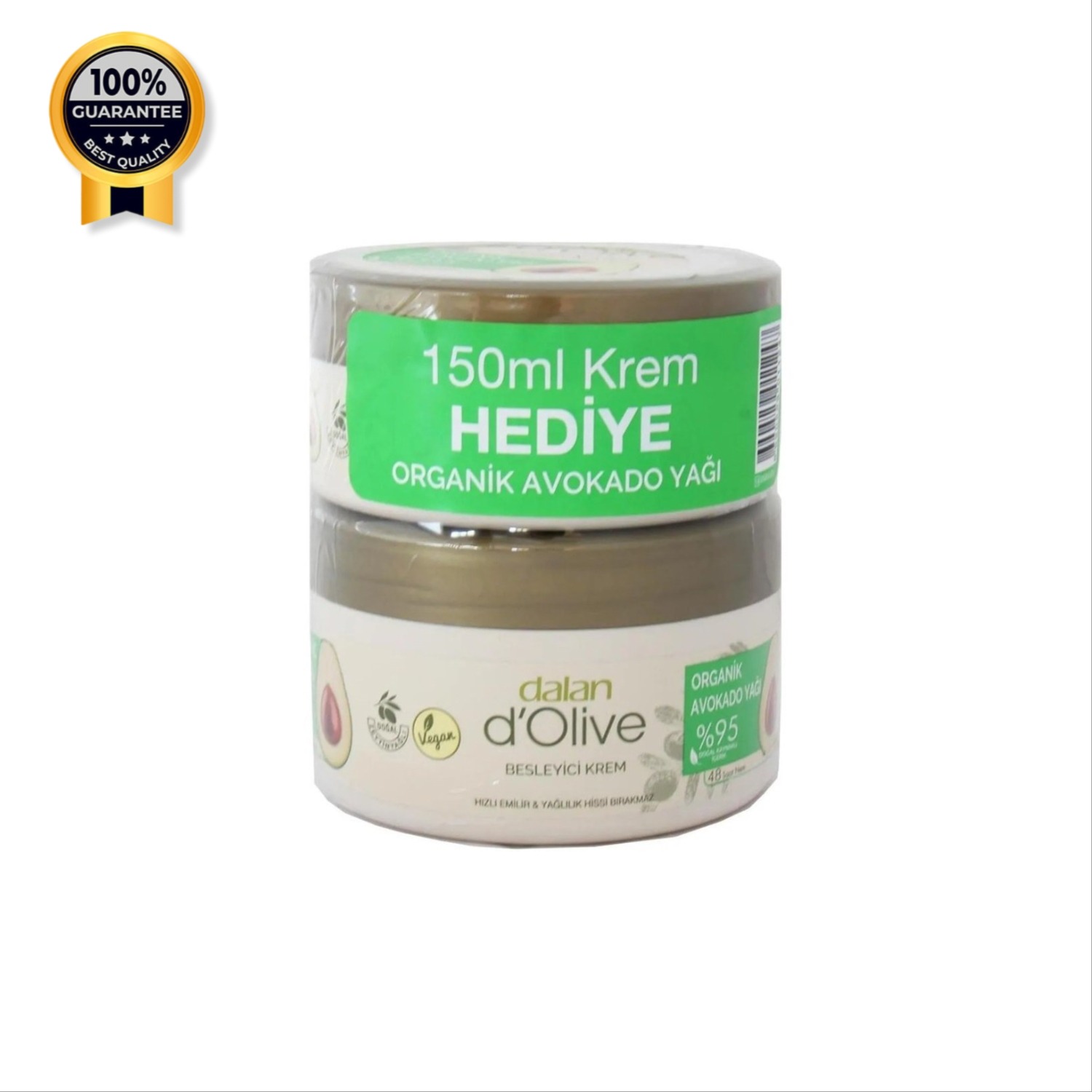 پک کرم مرطوب کننده دست دالان د اولیو Dalan d olive اورجینال آواکادو حجم 250 میل و 150 میل