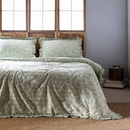 سرویس کاورلحاف دو نفره 4 تکه مادام کوکو مدل Jules