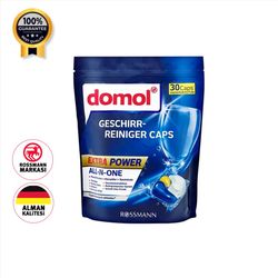 کپسول ماشین ظرفشویی همه کاره دومول DOMOL اورجینال 30 تایی