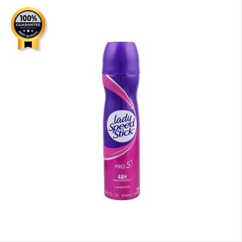 اسپری دئودرانت زنانه لیدی اسپید Ladyspeed اورجینال مدل پرو 5 حجم 150 میل