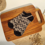 جوراب مچی ژاکارد زنانه طرح زیگزاگ برند روپاپا