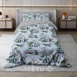 سرویس روتختی پارچه ترک برند ولارا طرح گلوگیاه کد R 312