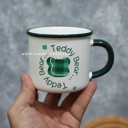 ماگ سرامیکی تدی سبز