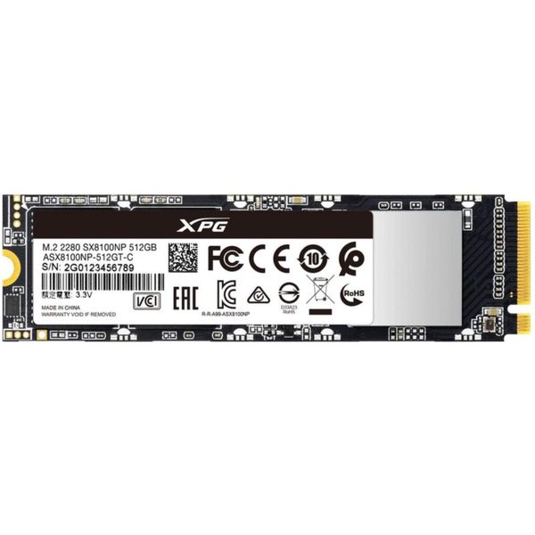 اس اس دی اینترنال ای دیتا مدل SX8100NP ظرفیت 512 گیگابایت