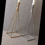 جا شمعی فلزی طرح روشنا