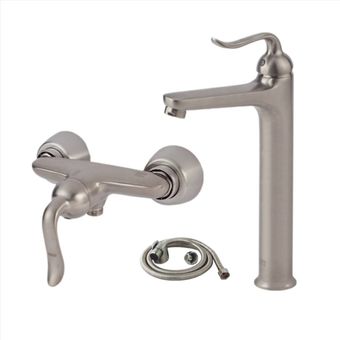 ست شیرآلات کسری مدل رابین رنگ کروم مات