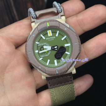 ساعت مچی کاسیو Casio های مسترکوالیتی سری پرو ترک Casio Pro Trek رنگ سبز