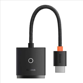 کابل تبدیل 0.21 متری HDMI به VGA باسئوس مدل Lite WKQX010001