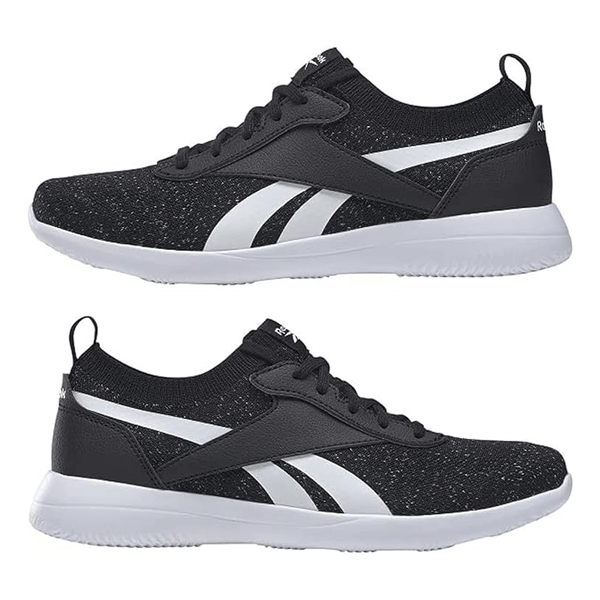 Reebok Womens Walkawhile GW0845 Black Running Shoes Sneakers