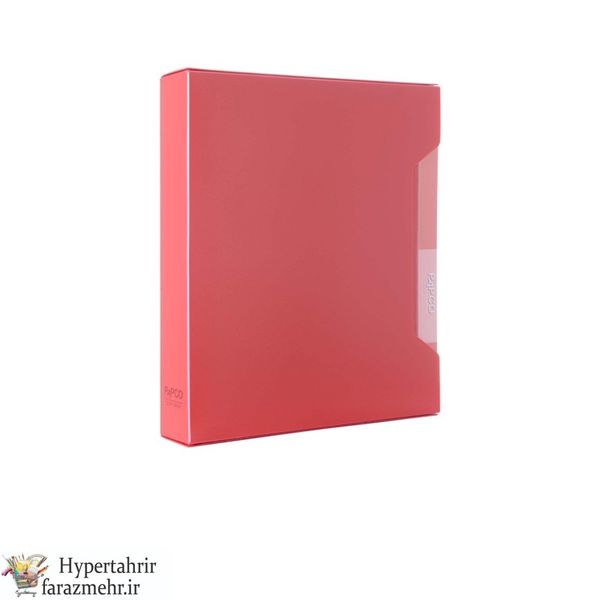 کلیربوک  پاپکو (papco) 60 برگ قفل فلزی قابدار کد A5-60 رنگبندی (مشکی-قرمز-نارنجی-سبز تیره-طوسی تیره-آبی-سرمه ای )
