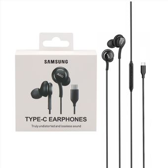 هندزفری با سیم پورت SAMSUNG Type-C مدل EO-IC100-مشکی (درجه یک)