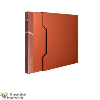 آلبوم کارت ویزیت پاپکو (Papco) مدل متالیک قابدار 384 برگی کد CH – 384 – BC رنگبندی (مشکی - قهوه ای - مسی -طلایی-زرد-بنفش-زرشکی )