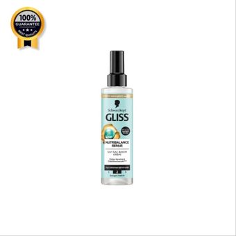 سرم دوفاز ترمیم کننده مو گلیس Gliss اورجینال مدل nutribalance repair حجم 200 میل