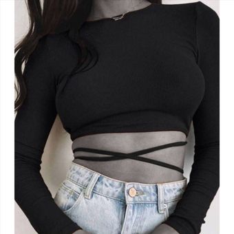 نیم تنه زنانه الگانس مدل ضربدری کد ۹۴۴