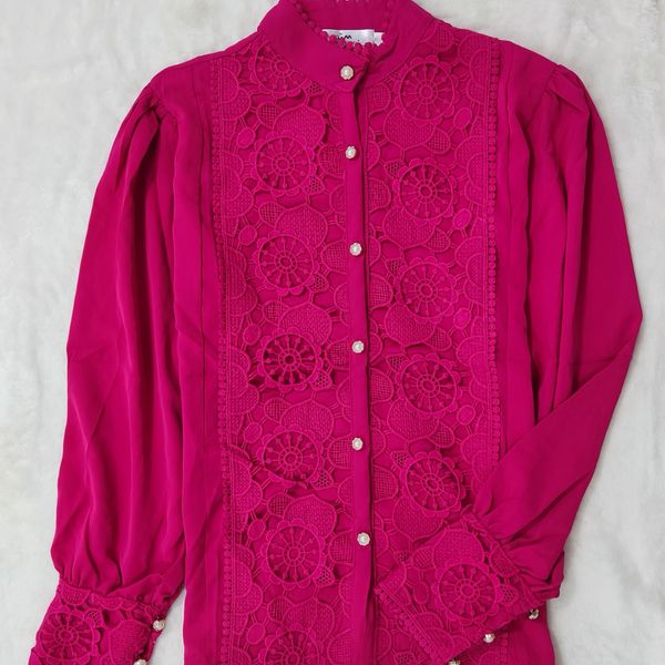 شومیز سینه گیپور