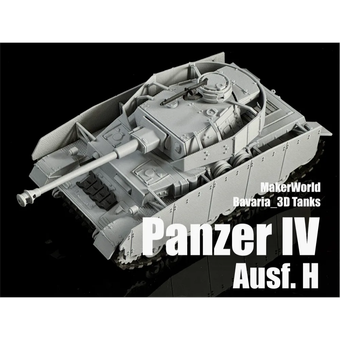 ماکت تانک آلمانی Panzer IV Ausf. H با زره جانبی مقیاس 1/35