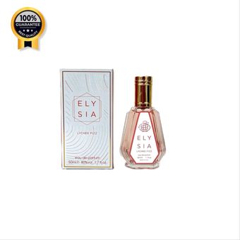ادکلن زنانه الیسیا لیچه فیز فراگرنس ورد Fragrance World اورجینال مشابه کایالی اسپارکلینگ لیچی حجم 50 میل