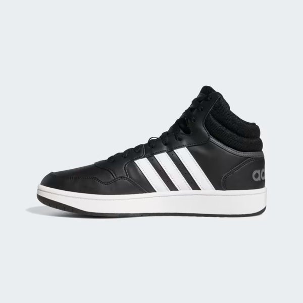 Adidas Hoops 3.0 Mid Classic Vintage Shoes - Black GW3020