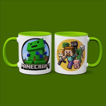 ماگ ماینکرافت طرح 21 | جنس سرامیکی | گارانتی ارسال سالم