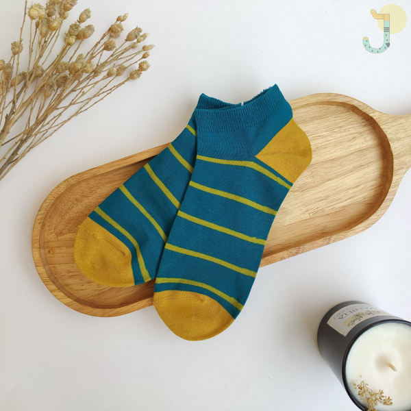 جوراب مچی مردانه طرح رینگی پاشنه پنجه رنگی وارداتی