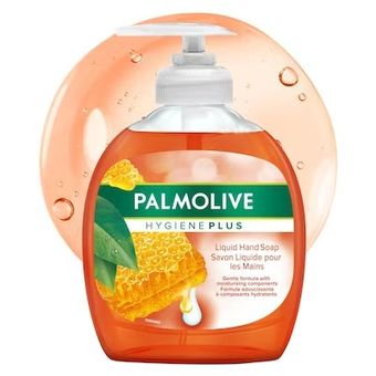 مایع دستشویی انتی باکتریال پالمولیو Palmolive حاوی عصاره موم عسل و برگ چای سبز حجم 300 گرم