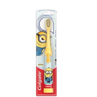 مسواک برقی کودک کلگیت Colgate طرح مینیون با برس خیلی نرم مناسب بالای 6 سال
