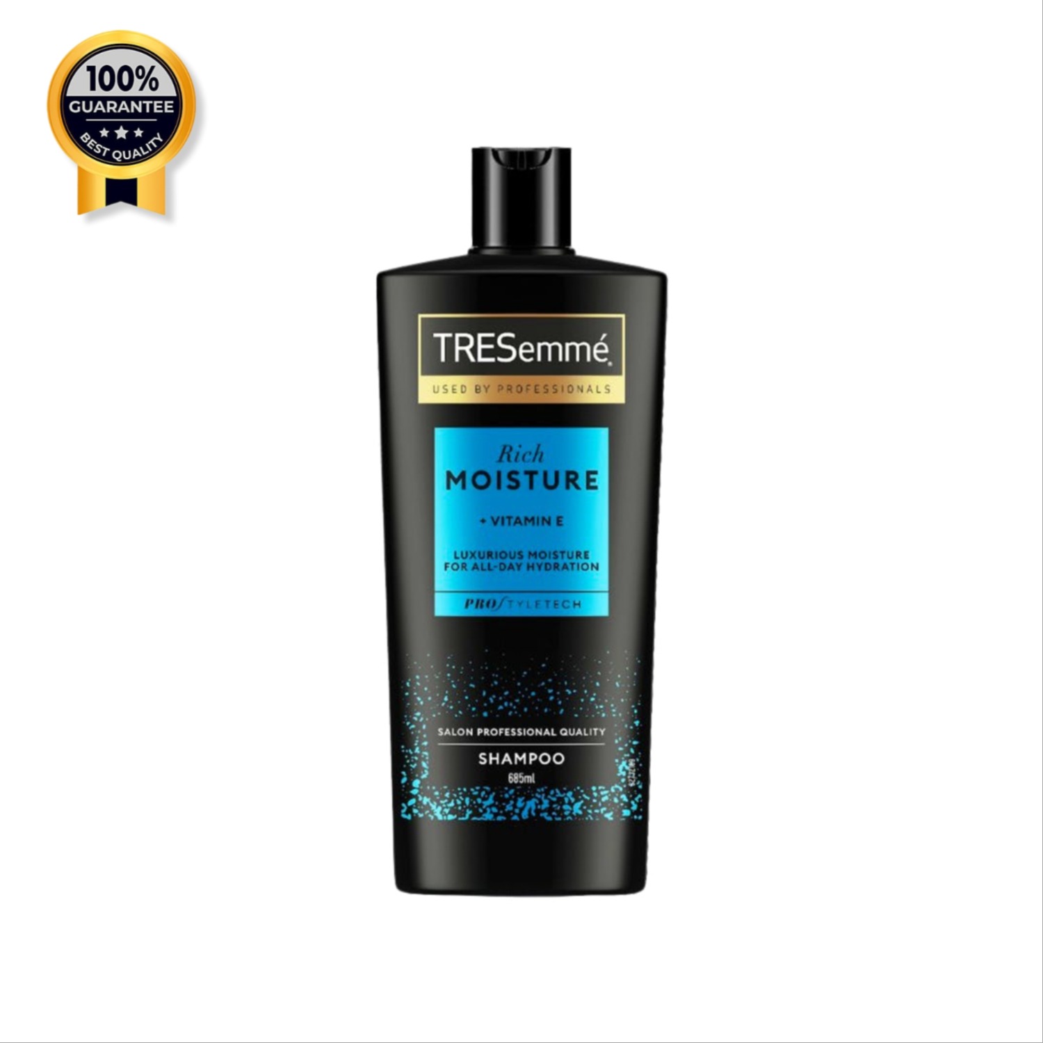 شامپو آبرسان مو ترزمه Tresemme اورجینال مو خشک حاوی ویتامین E حجم 685 میل
