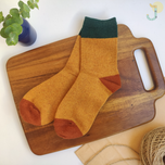 جوراب ساقدار پشمی زنانه طرحدار برند COCO & HANA