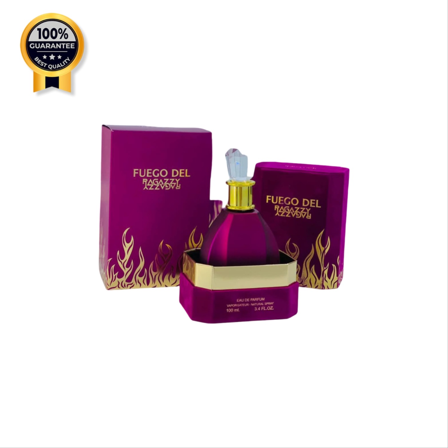 عطر ادکلن زنانه Fuego del Ragazzy اورجینال اماراتی حجم 100 میل