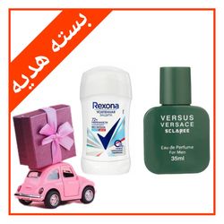 مام زنانه رکسونا روسی به همراه ادکلن مردانه 35 میل اسکلاره Versace