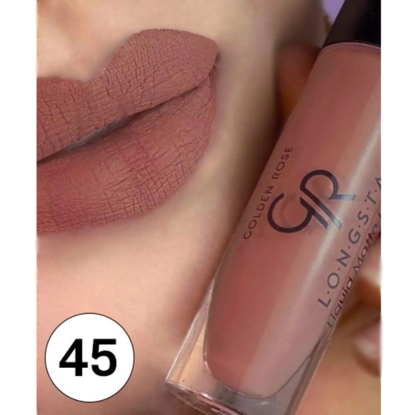 رژ لب مایع گلدن رز مات اصل (شماره 01 تا 47)