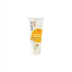 کرم ضدآفتاب بی رنگ شون Schon با SPF 50 حجم 50 میل