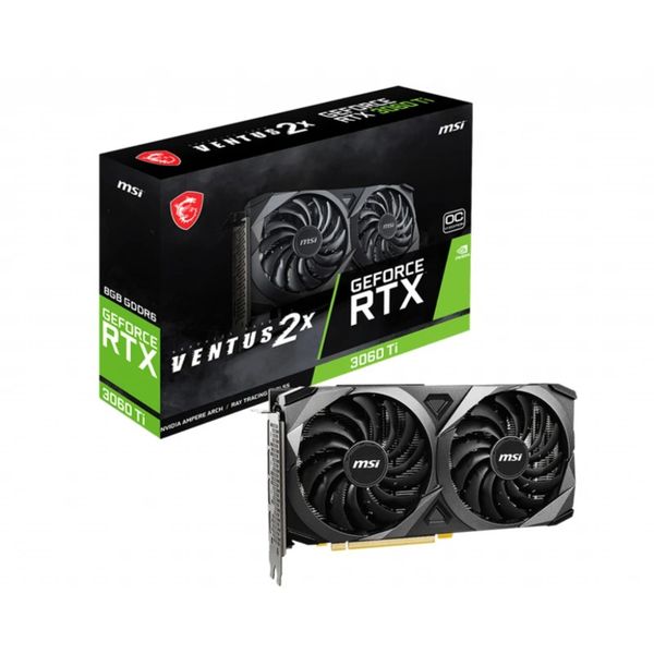 کارت گرافیک ام اس ای مدل MSI RTX 3060ti Ventus 2X 8GB OCV1