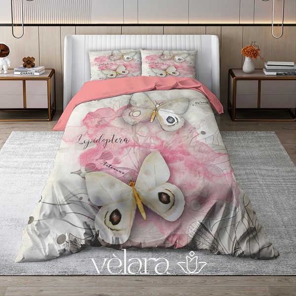 سرویس روتختی پارچه ترک برند ولارا طرح گل‌وگیاه کد R 357