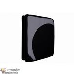 کیف پاپکو کاتالوگ فایل (PAPCO) چهار حلقه زیپ دار جا موبایل دار کد  KNY-07 مشکی رنگ