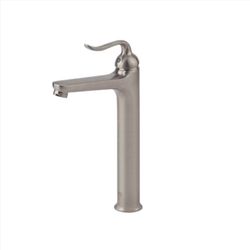 شیر روشویی پایه بلند کسری مدل رابین کروم مات
