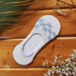 جوراب کالجی زنانه میکس آبی و سفید برند وارداتی