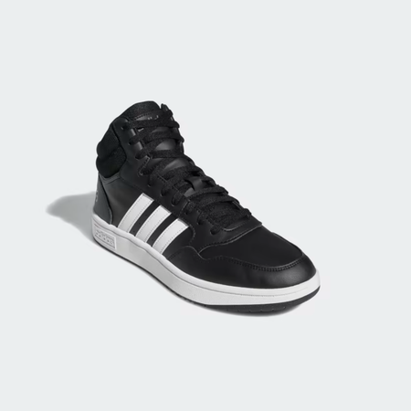 Adidas Hoops 3.0 Mid Classic Vintage Shoes - Black GW3020