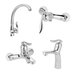 ست شیرآلات اسناپل مدل رُهام | طراحی مدرن، بدنه برنجی و پرلاتور کاهنده مصرف آب