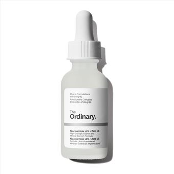 سرم پوست نیاسینامید 10% + زینک 1% اوردینری مدل Niacinamide 10% + Zinc 1%