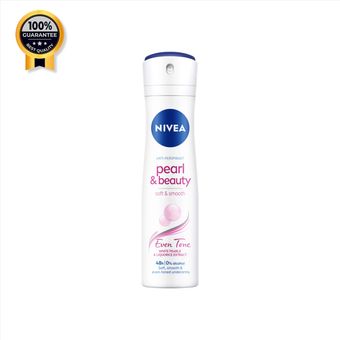 اسپری زنانه نیوآ Nivea اورجینال مدل pearl & beauty even tone حجم 150 میل