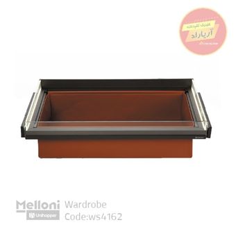 باکس چرمی ریلی داخل کمد لباس بدنه LED کد 4162 ملونی