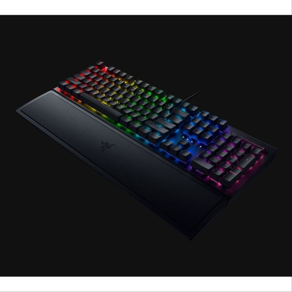 کیبورد مخصوص بازی ریزر مدل Blackwidow v3 Green swithes