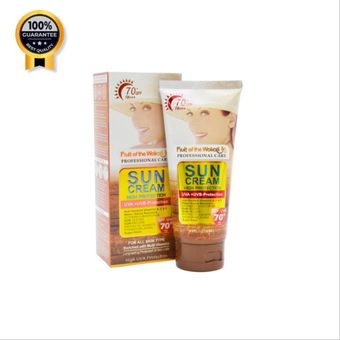 کرم ضدآفتاب ووکالی Wokali ویژه بزرگسالان SPF70 حجم 130 میل
