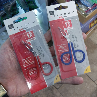 موچین ابرو مدل قیچی تیتانیوم